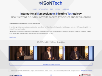 >International Symposium on Nicotine Technology